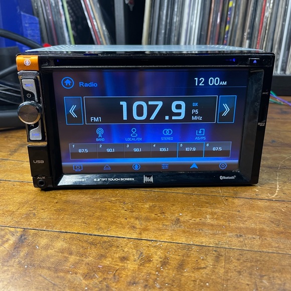 Dual 6.2″ AV DVD /Bluetooth /Touchscreen Car Stereo - Picture 7 of 8